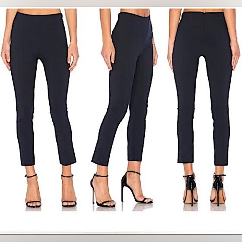 NWT Rag & Bone Simone Black Slim Fit Pants Stretch Black  Sz 0